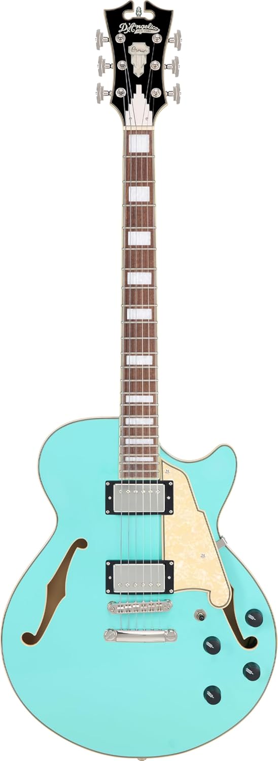 D'Angelico Premier SS Semi-hollow Electric Guitar - Surf Green
