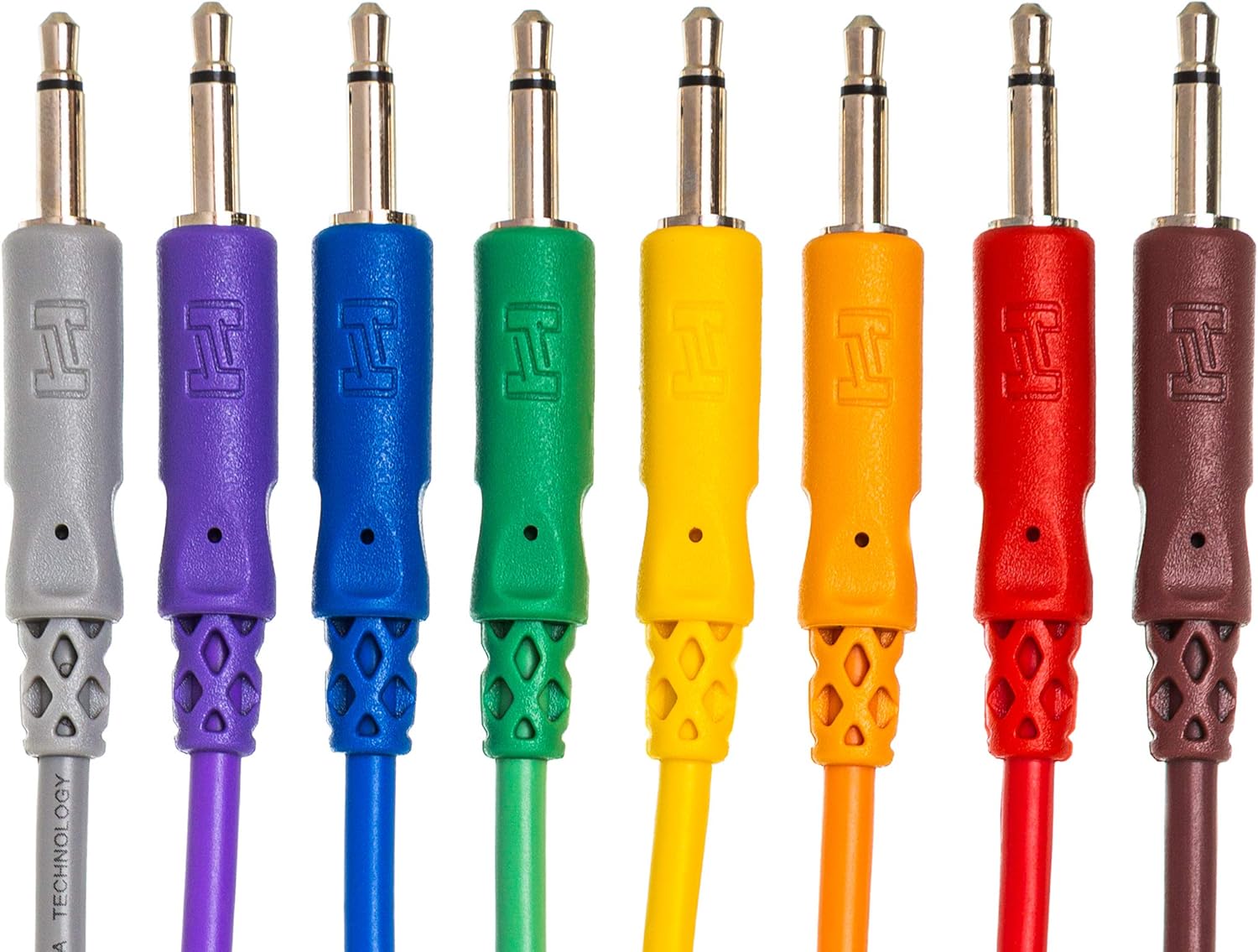 Roland AIRA Compact T-8 Beat Ultra-Portable Bass Machine Sounds | TR-REC Drum Sequencer | Hosa 3.5 mm TS Patch Cables, 1 Foot