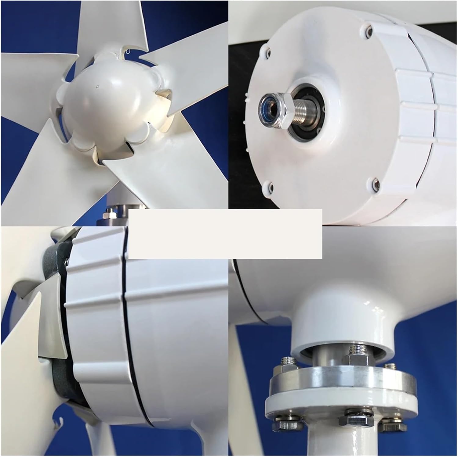 3000W Horizontal Turbine Generator Kit 12V/24V/48V Low Noise Wind Power Generator with Controller Low Starting Speed for Home(Model3,12V_3000W)