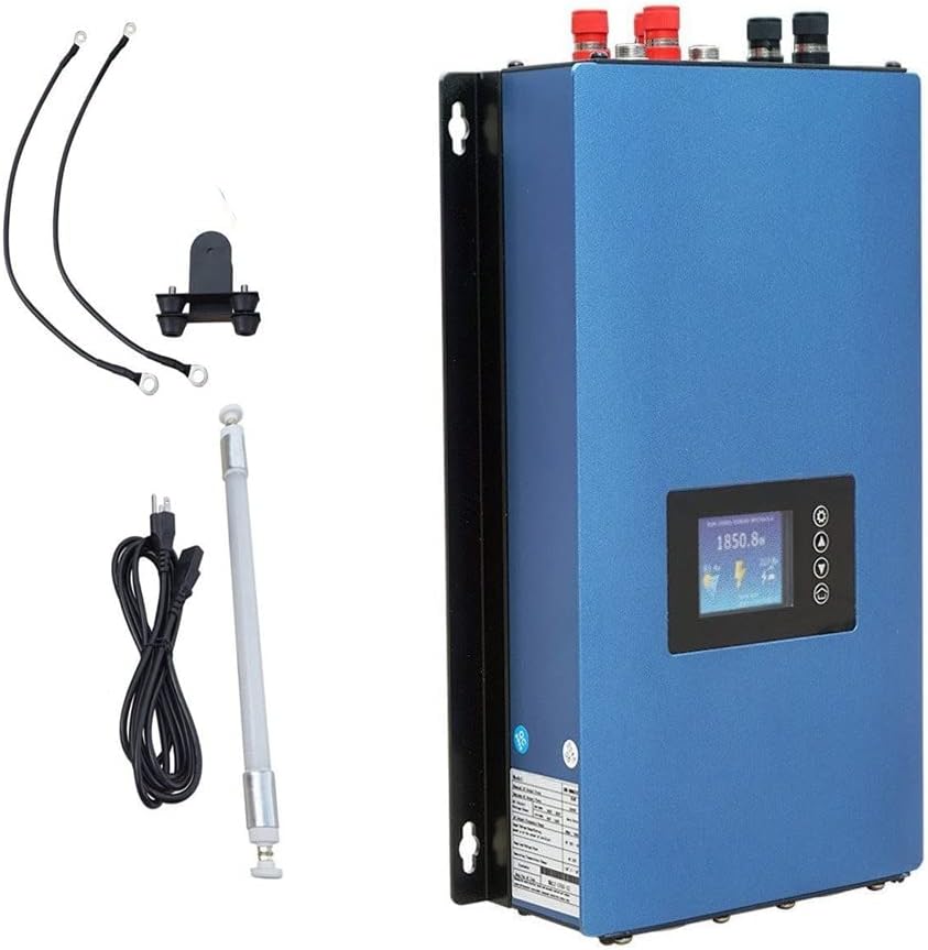 1000W Grid tie Inverter Pure Sine Wave AC Output Wind Turbine Generator with LCD&Dump Load Resistor(with Sensor and WiFi,22-65)