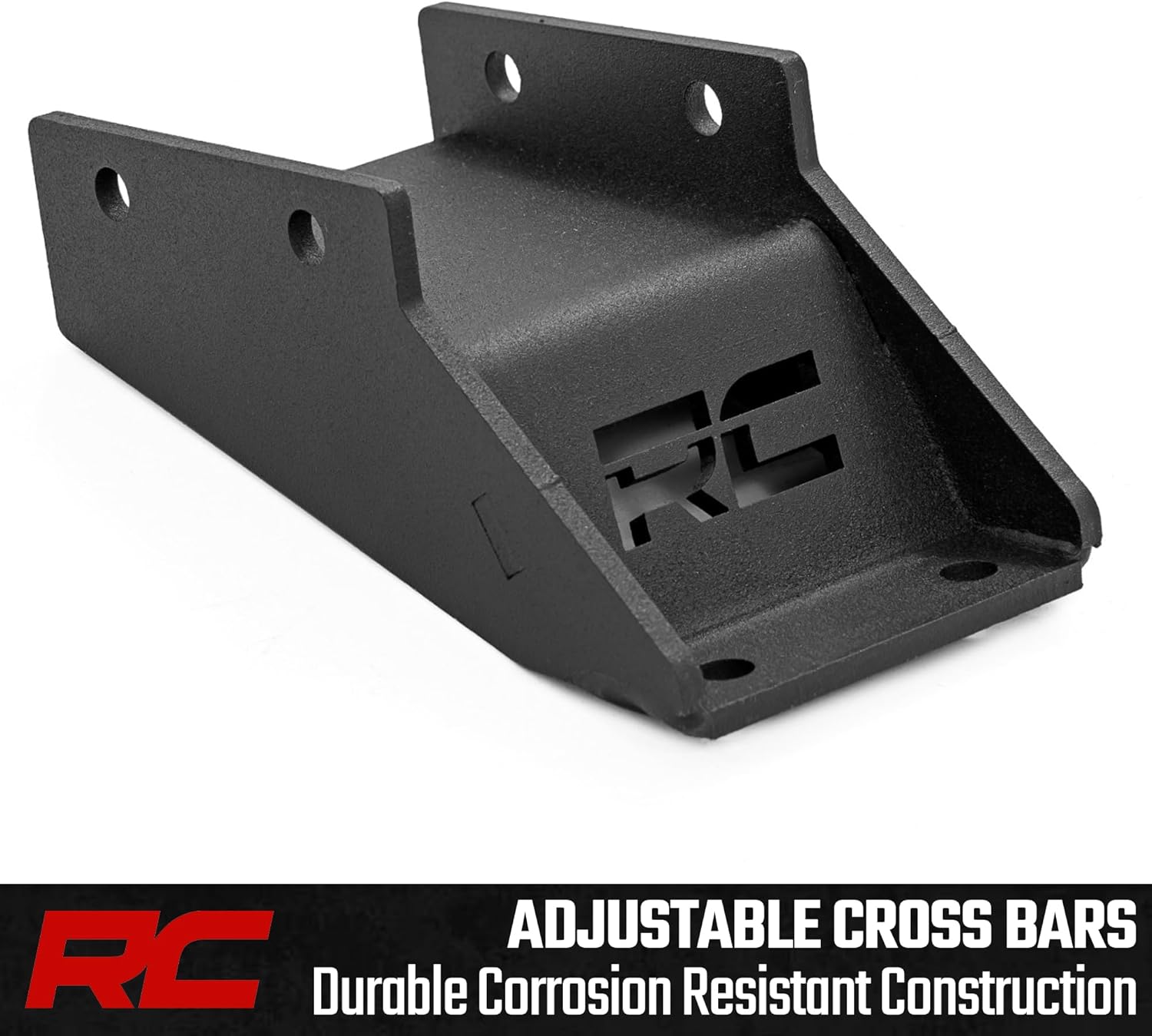 Rough Country Adjustable T-Slot Crossbars for Pickup Truck Beds – Fits 57.25