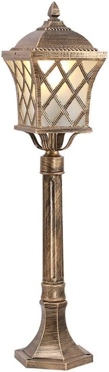 Courtyard Light European E27 Outdoor Column Light Courtyard Path High Pole Street Lawn Lamp Driveway Post Yard Garden Light Waterproof Lamp