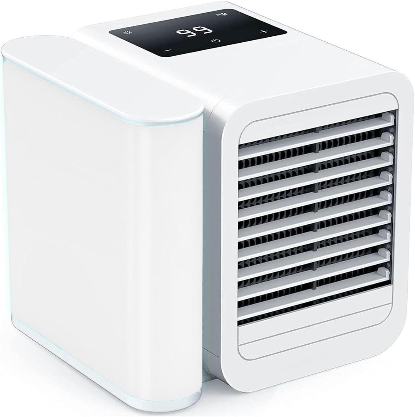 Portable Air Conditioner, Evaporative Mini Air Cooler with 1000ml Water Box, 3 in 1 AC Unit for Home & Garage, USB Powered, Sleep Mode