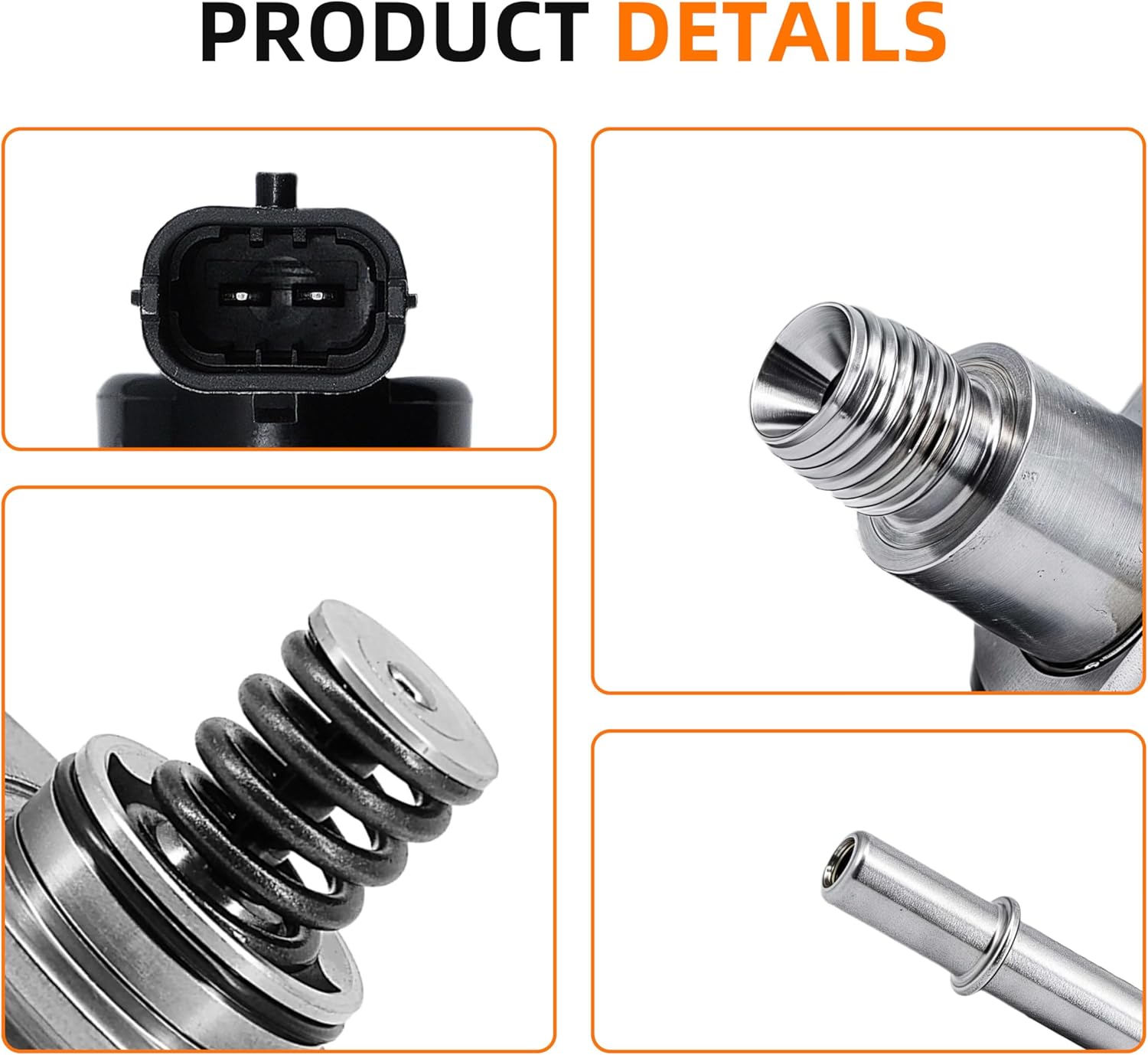 12641847 EP1028 High Pressure Fuel Pump with Gasket and Bolts Compatible with Chevrolet Equinox, Malibu, Captiva Sport, Impala, Buick LaCrosse,Regal, GMC Terrain and other 2.4L 2009 to 2017