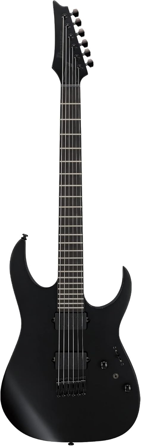 Ibanez RGRTB621 Iron Label Electric Guitar - Black Flat