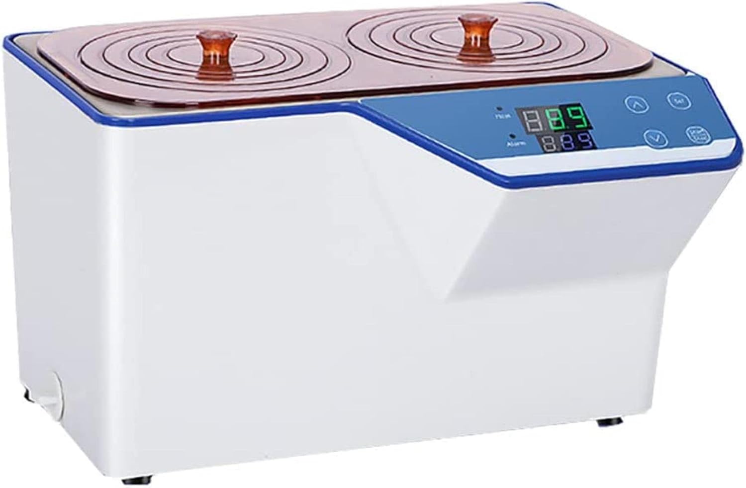 Digital Thermostatic Water Bath, Stainless Steel Inner Tank Electric Heating Thermostatic Porous Water Bath, Rt 5 to 100°C, 0~999 Mins Timer