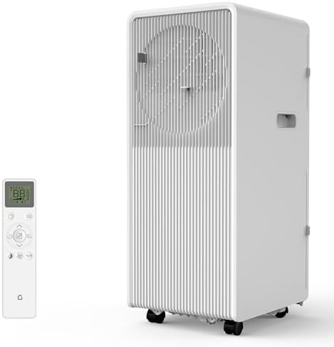 Portable Air Conditioners 8000 BTU AC Unit for Room Up to 700 Sq.Ft, 4 In1 Standing Air Conditioner With Cool, Dehumidifier, Fan Modes, Sleep Mode, Remote Control, 24H Timer,Auto Swing