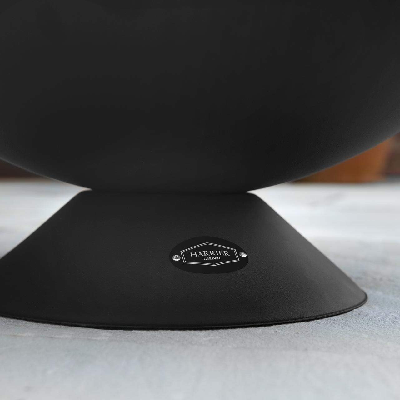 Harrier Outdoor Fire Pits - 5 Styles | Wood & Charcoal | Optional Grill Upgrade | Stylish Fire Bowls (22in)