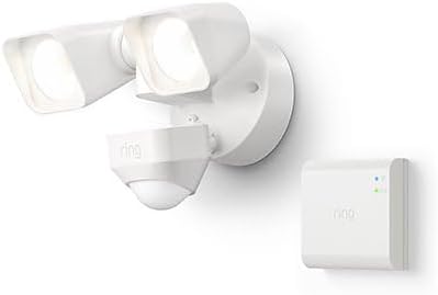 Smart Outdoor Lighting, Wired Floodlight Bundle, White (B07Y48LDSX)