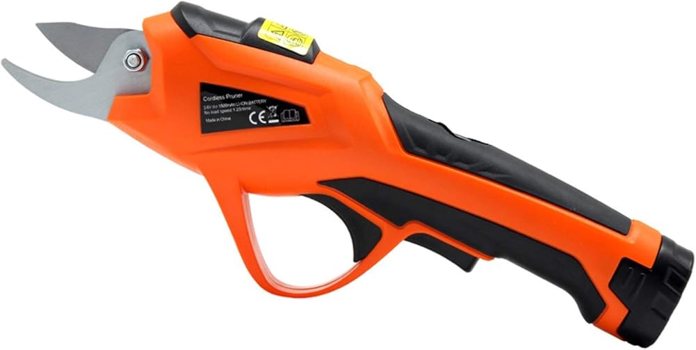 Professional Electric Pruning Shears 3.6V Cordless Electric Pruning Shears Garden Branch Scissors 6-8 Working s Cutting Diameter 32mm Ally