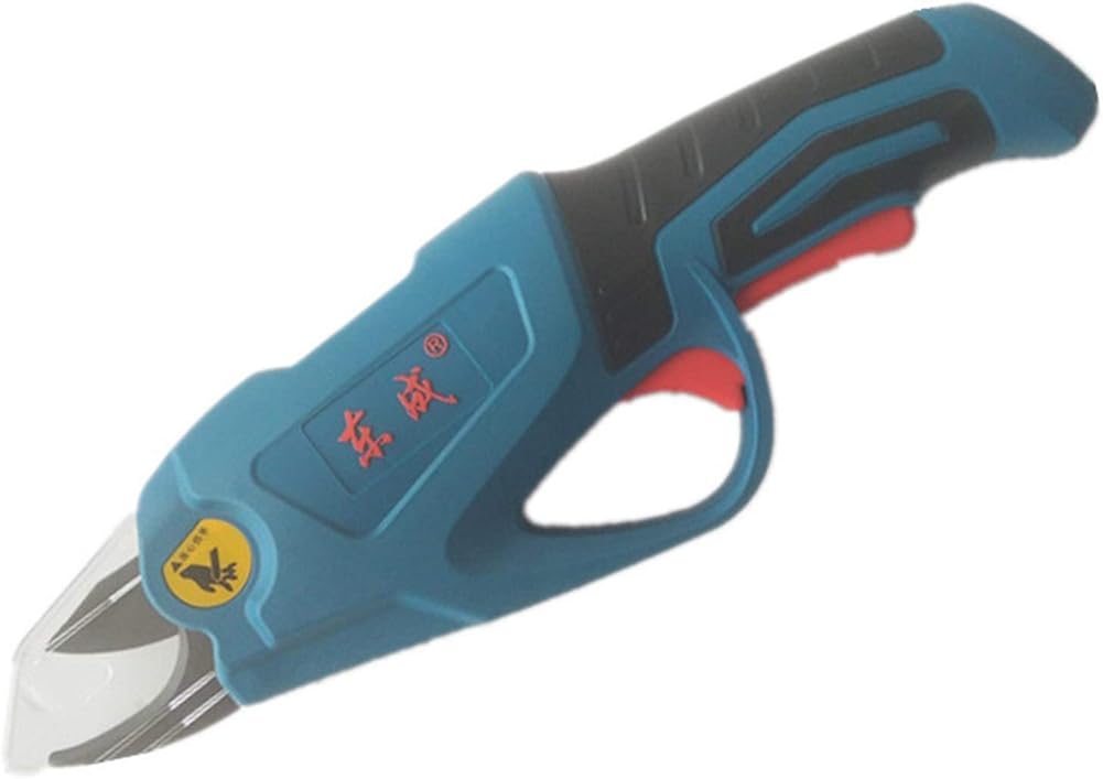 Professional Electric Pruning Shears Electric Branch Cutter Scissors, 14mm Cordless Garden Electric Pruning Shears, Fruit Tree Bushes Trimmer Cutting Tool, Ergonomically Design, Continuous U