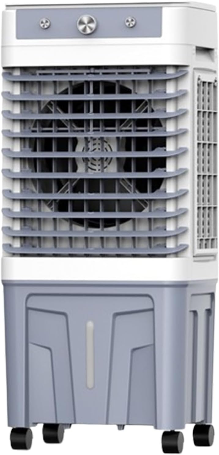 Evaporative Air Cooler, Fast Cooling Fan with Water Tank and Timer, 3 Speeds Portable Air Conditioners for Room Office Factory(60 * 40 * 121cm)