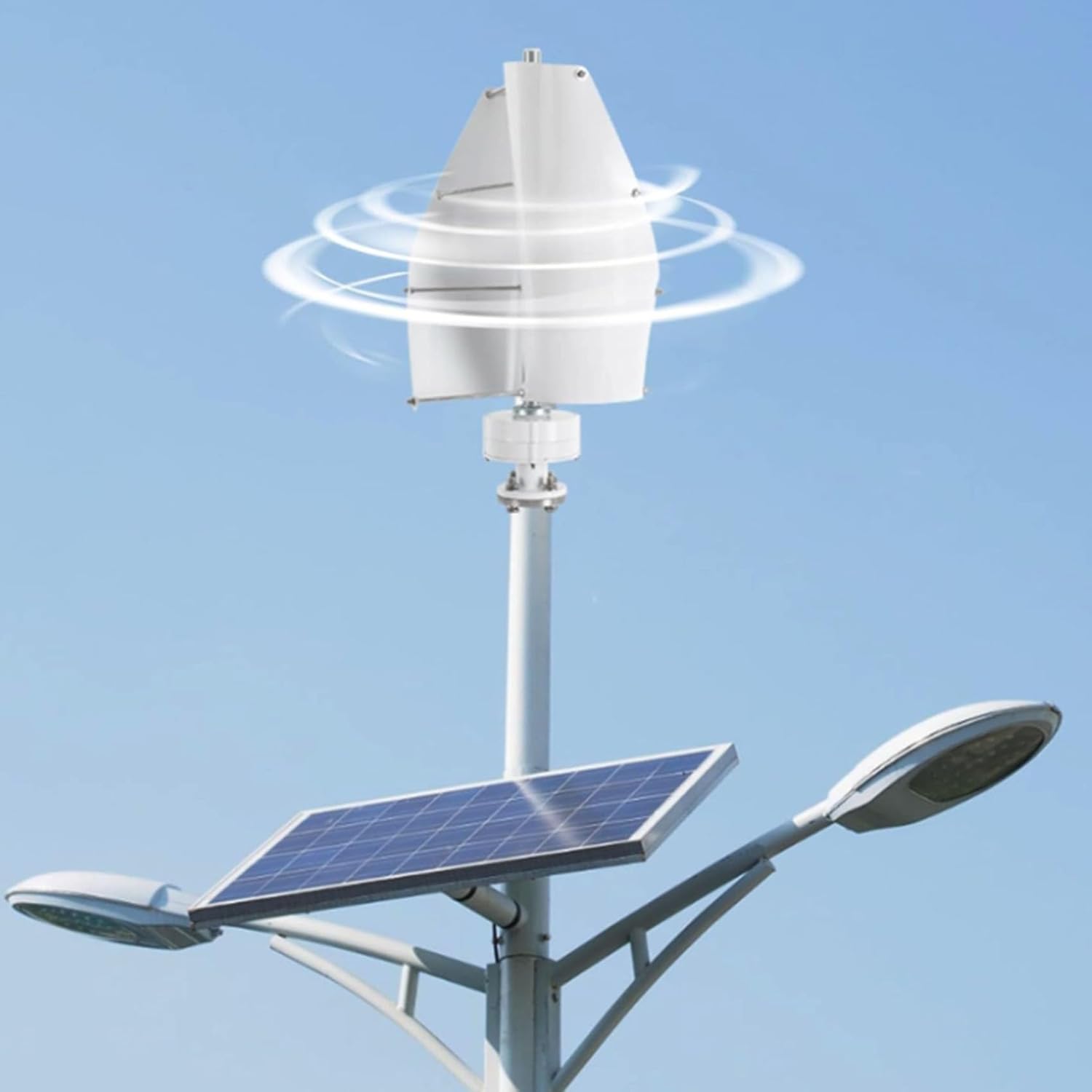 220v, 500W Wind Turbine, 12V -220V Vertical axis Wind Turbine with Controller, 2 Aluminum Alloy Blade Wind Turbine, Permanent Magnet Generator for Mobile House Cabin