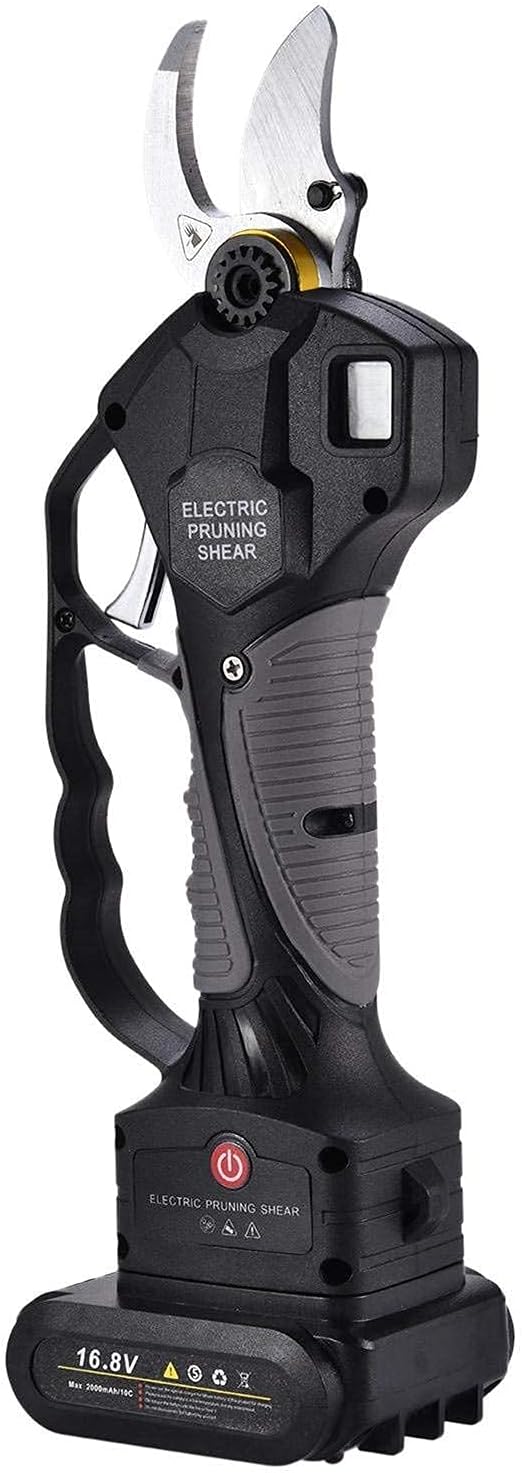 Electric Pruning Shears, Professional Electric Scissors for Gardening Electric Branch Cutter 2Pcs2Ah Lithium Battery Powe