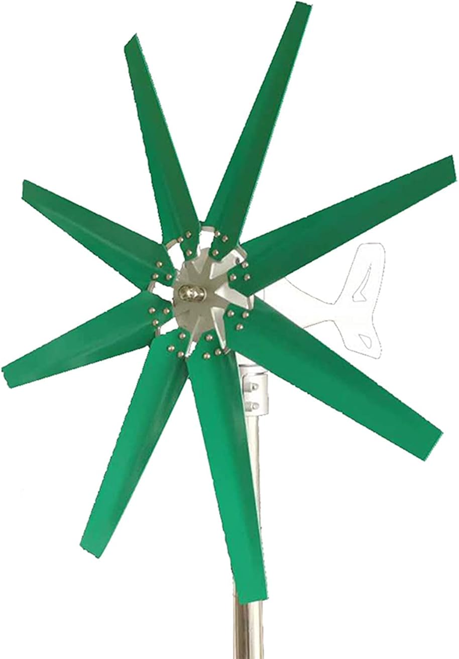 8 Blades Horizontal Home Wind Turbine 8000W Generator Charge with Controller Windmill Energy Wind Generator for Home Use Yacht Farm