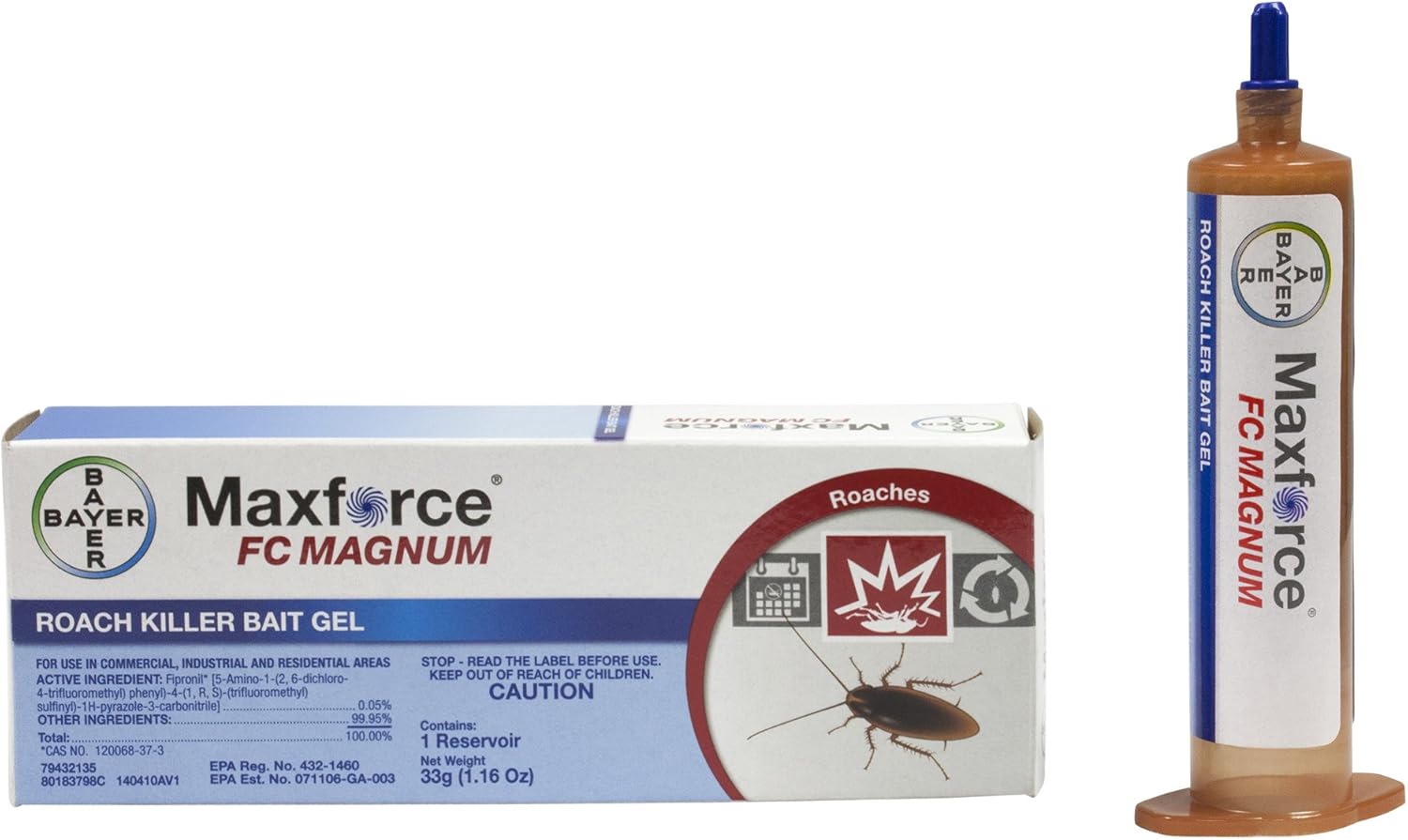 Maxforce FC Magnum Roach Bait 1.16 oz-12 Tubes