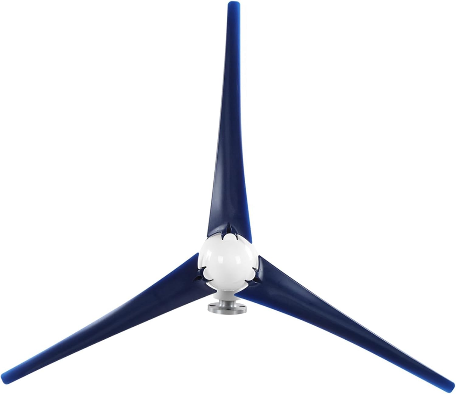 1200W Wind Generator Turbines Kit, Small 3 Blades Generator Power Parts Turbines Kit for Marine Home Charging(Blue 12V)