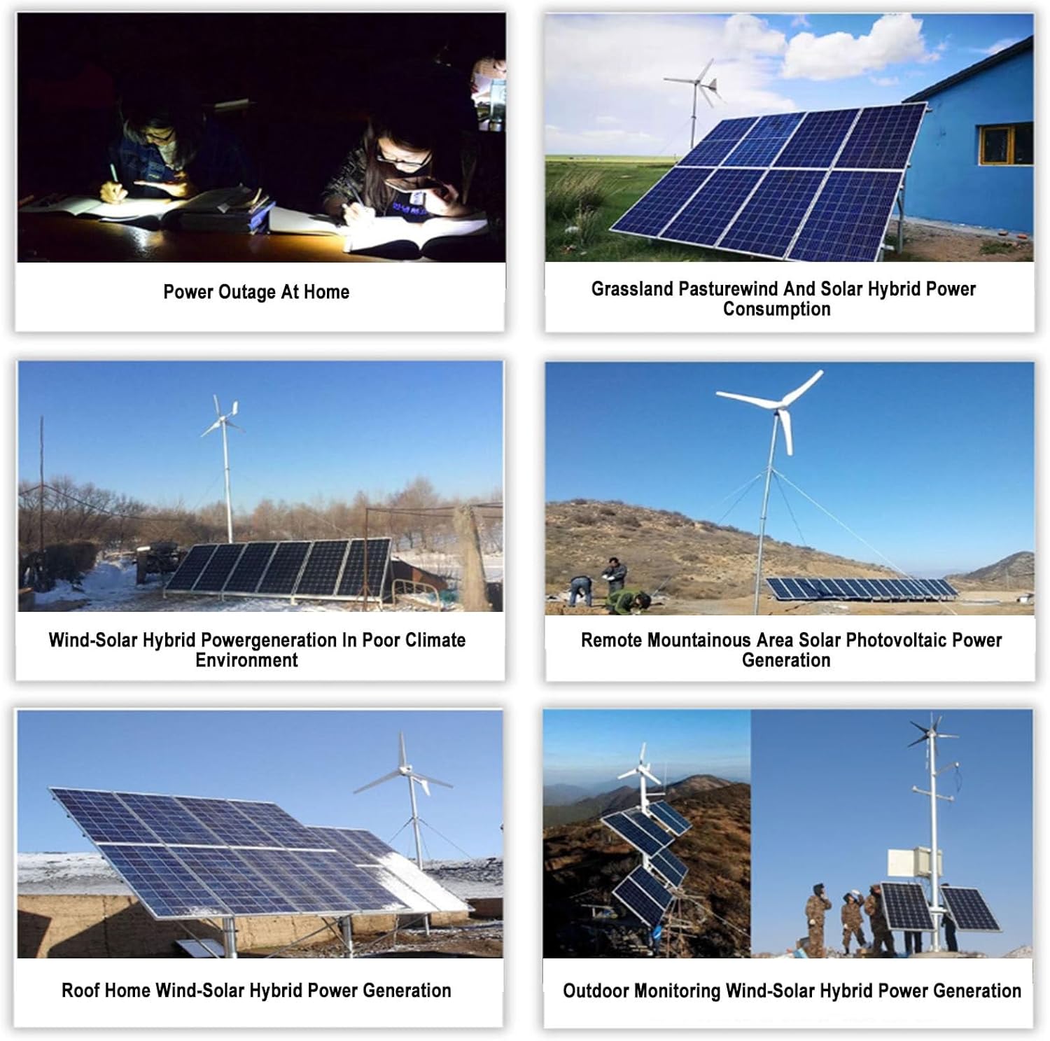 13000w Mppt Solar Wind Hybrid Charge Controller 6500w Solar and 6500w Wind Power Hybrid Charge Controller 12v/24v for Battery Booster System (12v/24v/48v) 48V-13000W