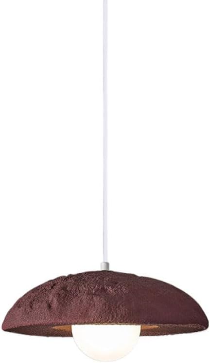 Hanging Lamp , Personality Creative Style Pendants Light,G9 Bicolor Light Source Hanging Lamp,Resin Glass Fiber Reinforced Plastic Hat Shape Red White Gray Chandelier,Lighting Fixtures for Bedroom Res