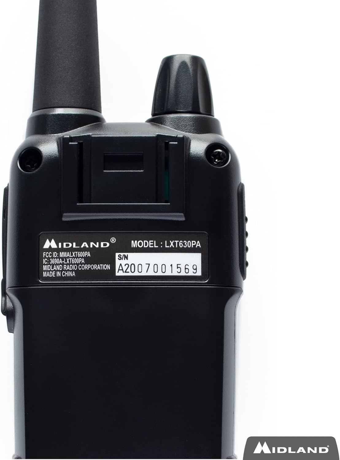 Midland - LXT600VP3 Long Range Walkie Talkie - FRS Two-Way Small Business Radio Rechargeable Portable- UTV Accessories with NOAA Weather Scan + Alert, and 36 Channels (Yellow/Black, 2 Radios)