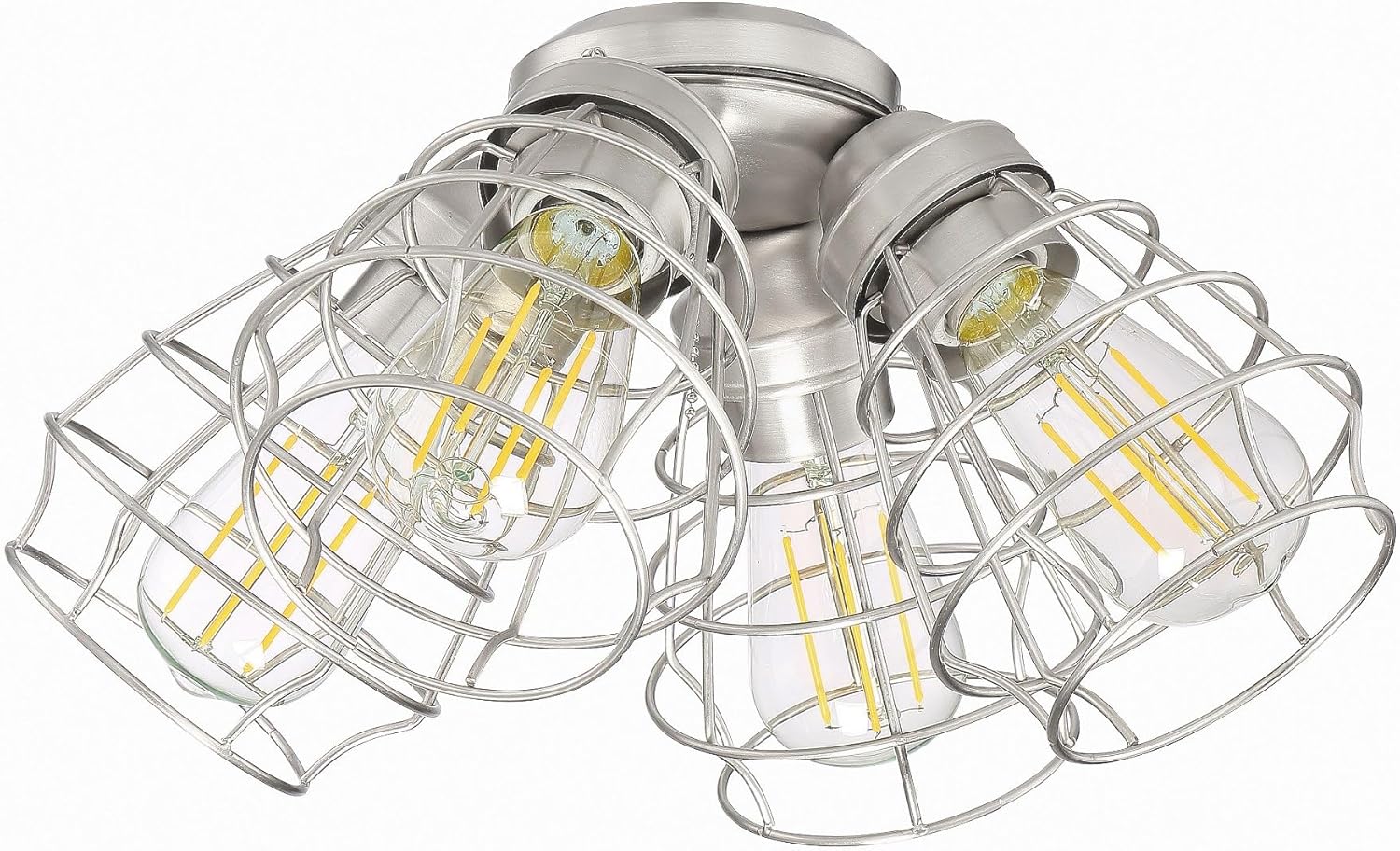 Accessory - 16W 4 LED Fan Light Kit-15.87 Inches Wide-Brushed Polished Nickel Finish