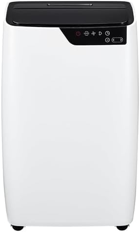 12,000 BTU Portable Air Conditioner Cools Up to 550 Sq.Ft, 3-IN-1 Free Standing Cooling AC Unit with Remote Control & Installation Kits for Large Room, Smart/Sleep Mode, Auto Swing, 24H Timer