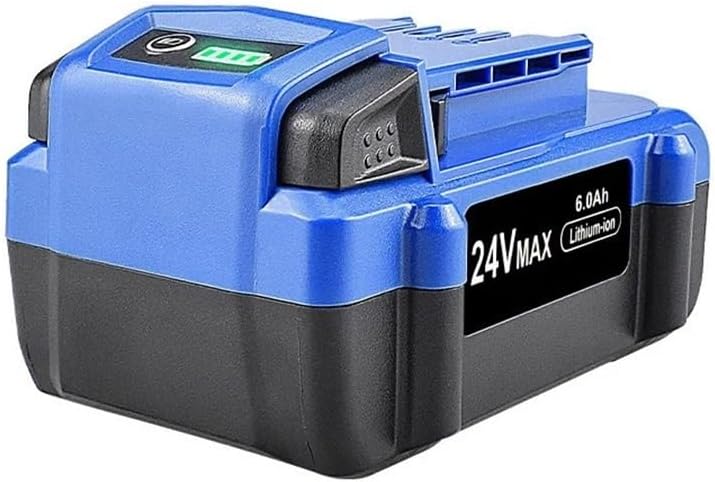 OUTMX 24V 3.0/4.0/5.0/6.0Ah KB624-03 Replacement Batteries Compatible for Kobalt Max Cordless Tools High Capacity Rechargeable Battery(6000mAh 24V)