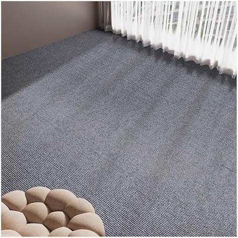 Soundproof Carpet Household Sound-Absorbing and Shock-Absorbing Pad Floor Thickening Fitness Piano Drum Noise Reduction Mat(Gray,90x300cm/35.4x118.1in)