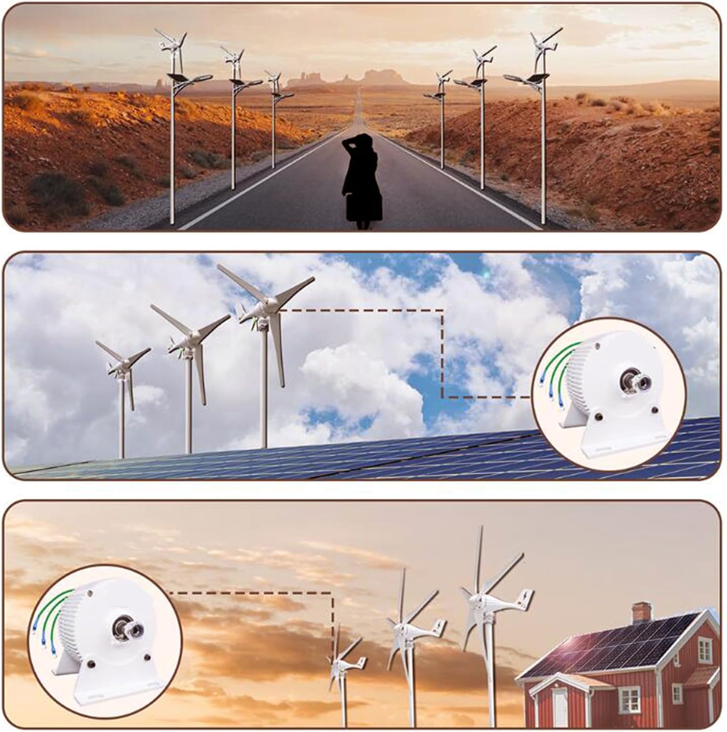 12000W Wind Turbine Generator 12V 24V 48V Low RPM Power Magnetic Dynamo Water Turbine Hydro Alternator Free Energy Household