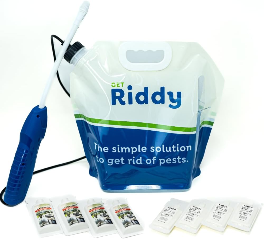 Riddy Mosquito Pro Kit, Includes D-Fense SC Residual Insecticide & Martins Insect Growth Regulator, Effective Yard Mosquito Control, Complete Coverage