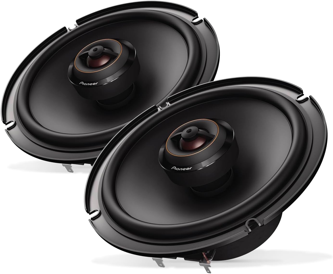 Pioneer D-Series TS-D65F 6.5” 2-Way Speakers (Pair) – 270W Max, Balanced Sound + Smooth Treble, Ideal Factory Upgrade, Add an Amplifier for Even Better Performance