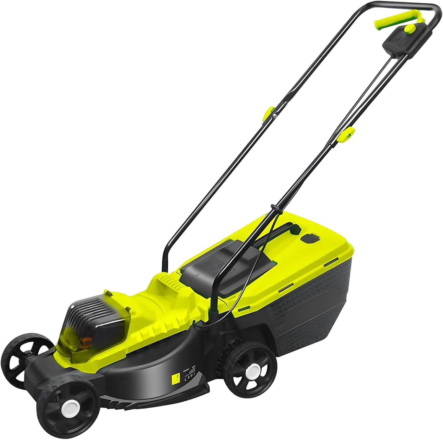 SHAHRYAR Electric Lawn Mower,3400 RMP High Speed Cutting,with 45l Large Grass Box, 30/50/70 Mm 3 Adjustable Cutting Heights,for Lawn Mowing Park Landscaping Etc