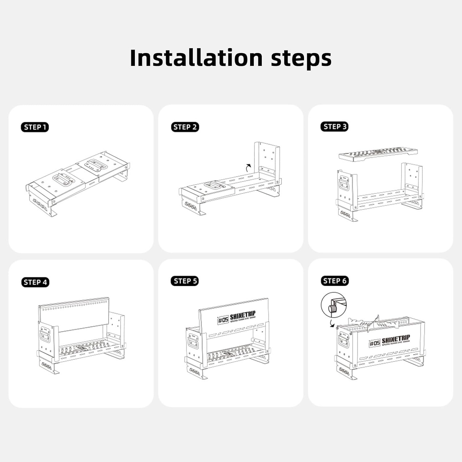 Outdoor Wood Burning Stove,Portable Folding Stainless Steel Stove,IGT Secondary Combustion Camping Fire Pit for Cooking, Tent, Hiking, Fishing, Backpacking