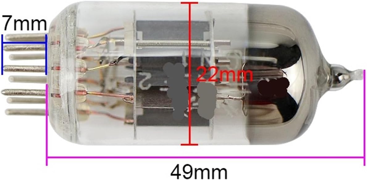 2 pcs 6N1 Amplifier Tubes ECC85/6H1n/6AQ8/6N1-M/6N1-Q