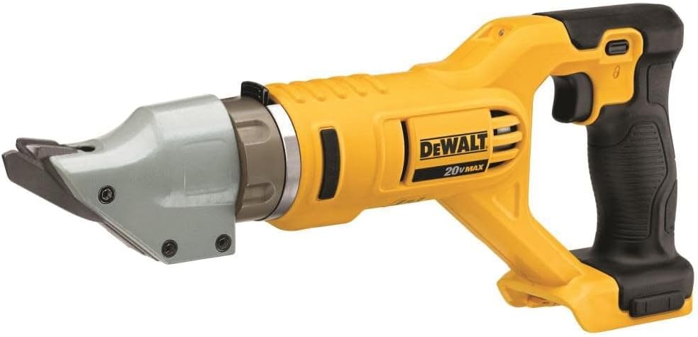 DEWALT 20V MAX Metal Shear/Cutter, Cordless, 360 Degree Pivoting Head, Cuts 14GA Material, Bare Tool Only (DCS494B)