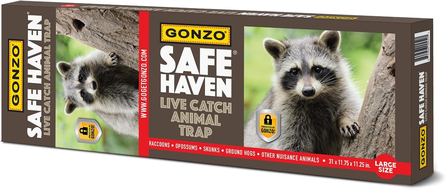 GONZO 8001 Safe Haven Live Catch Trap, Large