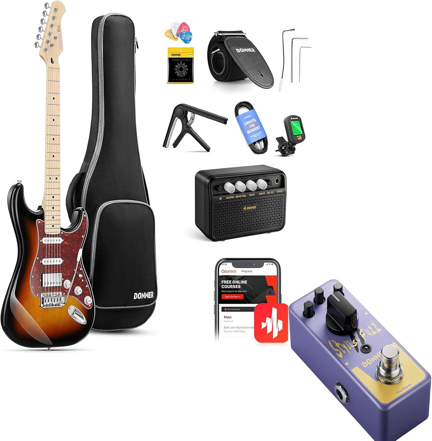 Donner Electric Guitar, DST-152S 39