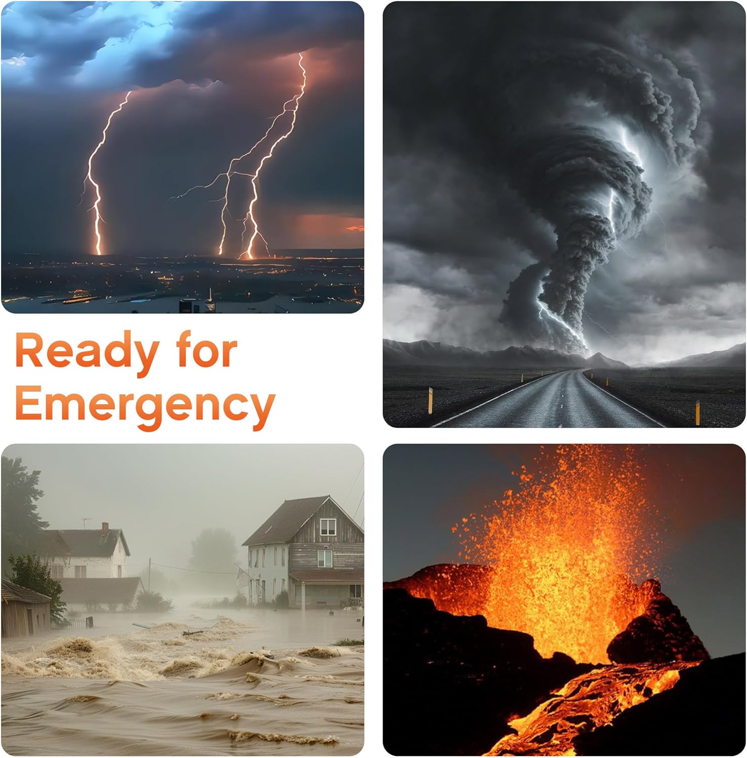 50FT 50 Amp Generator Cord, NEMA 14-50P/SS2-50R Heavy-Duty 4 Conductors Cable, Pure Copper STW RV Extension Cord, Female Plug with Twist Lock, Suitable for RV or Camper, ETL Listed