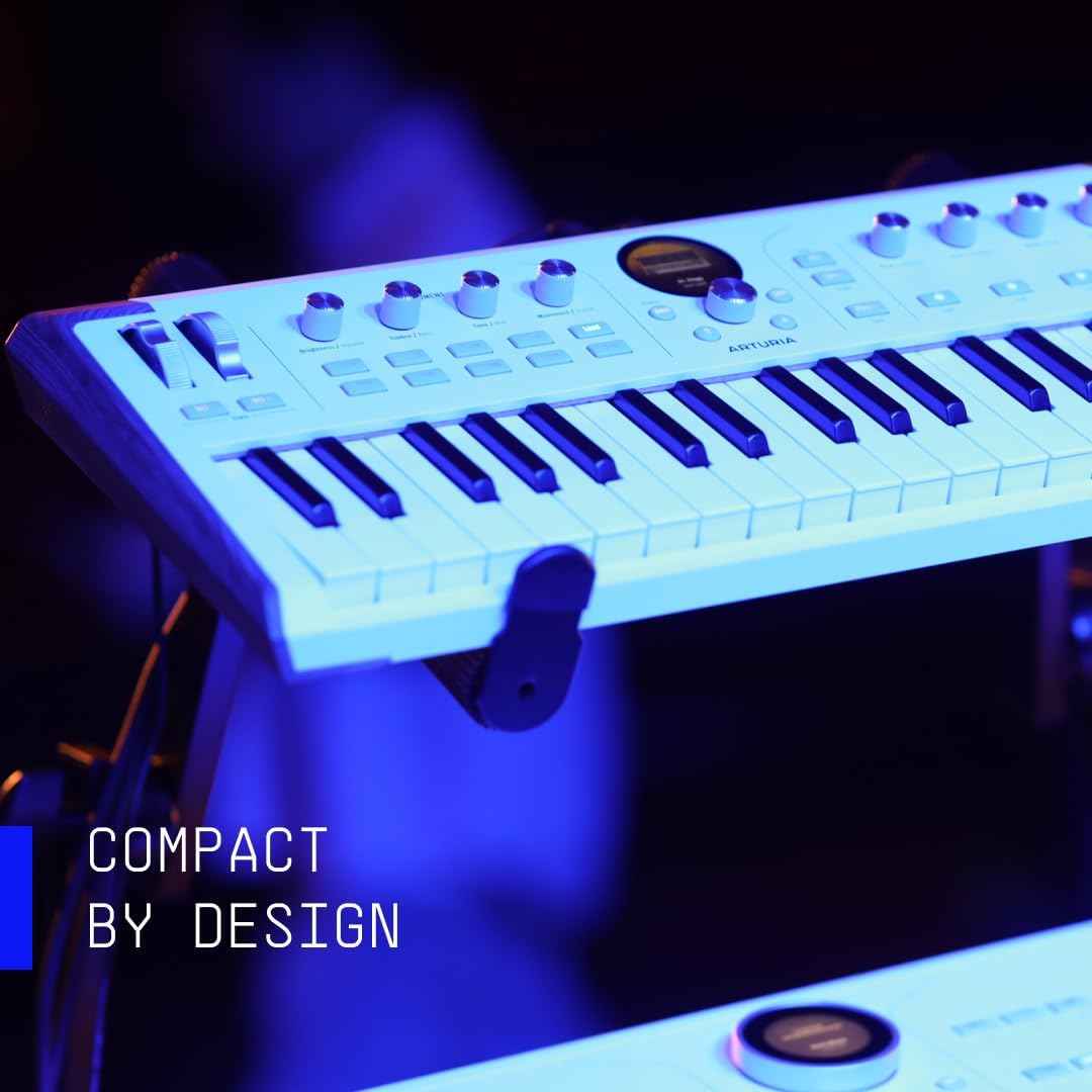 Arturia AstroLab 37-Key, Velocity-Sensitive Slim-key keybed with Aftertouch, Streamlined and Intuitive Interface, USBC/USB (White)