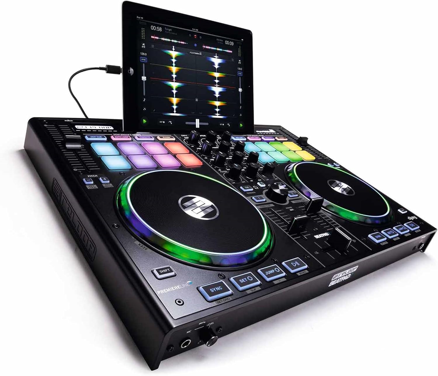 Reloop Beatpad-2 Cross Platform DJ Controller for iPad, Android and Mac