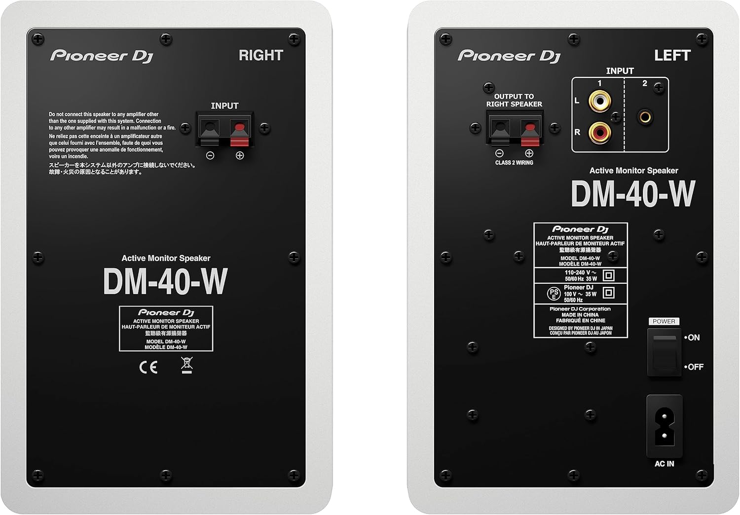 Pioneer DJ DM-40-W - 21W 4