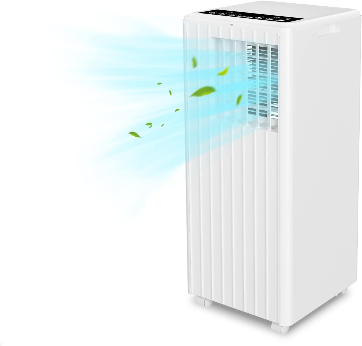 8,000 BTU Portable Air Conditioner Up to 350 Sq.Ft, with Remote Control, 3-in-1 Energy Efficient AC Unit, Dehumidifier, Fan, for Large Room, Campervan, Office, Temporary Space