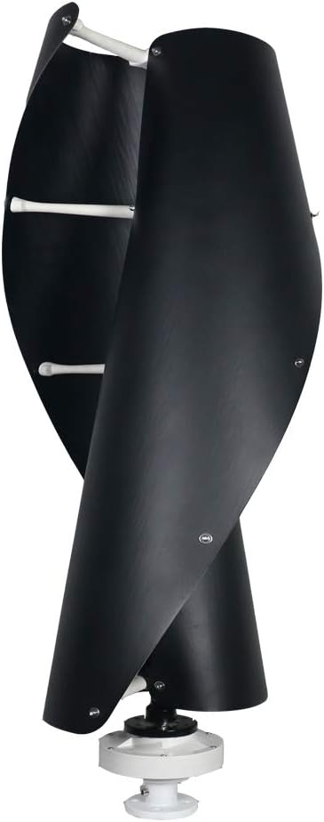 3/4/6KW Easy to Install Vertical Wind Turbine Generator 12V 24V 48V with Controller 3 Phase with 2 Blades Home Use