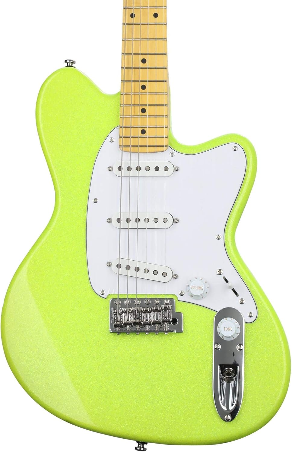 Ibanez Yvette Young Signature YY10 - Slime Green Sparkle