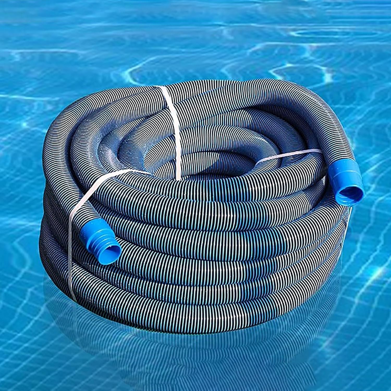 JYHHCYS Swimming Pool Vacuum Hose - 1.5 in, 2 in Diameter Pool Cleaner Hose Replacement for Above & In Ground Swimming Pool - Flexible Vacuum Hose for Pool Cleaning(2 in - 50m)