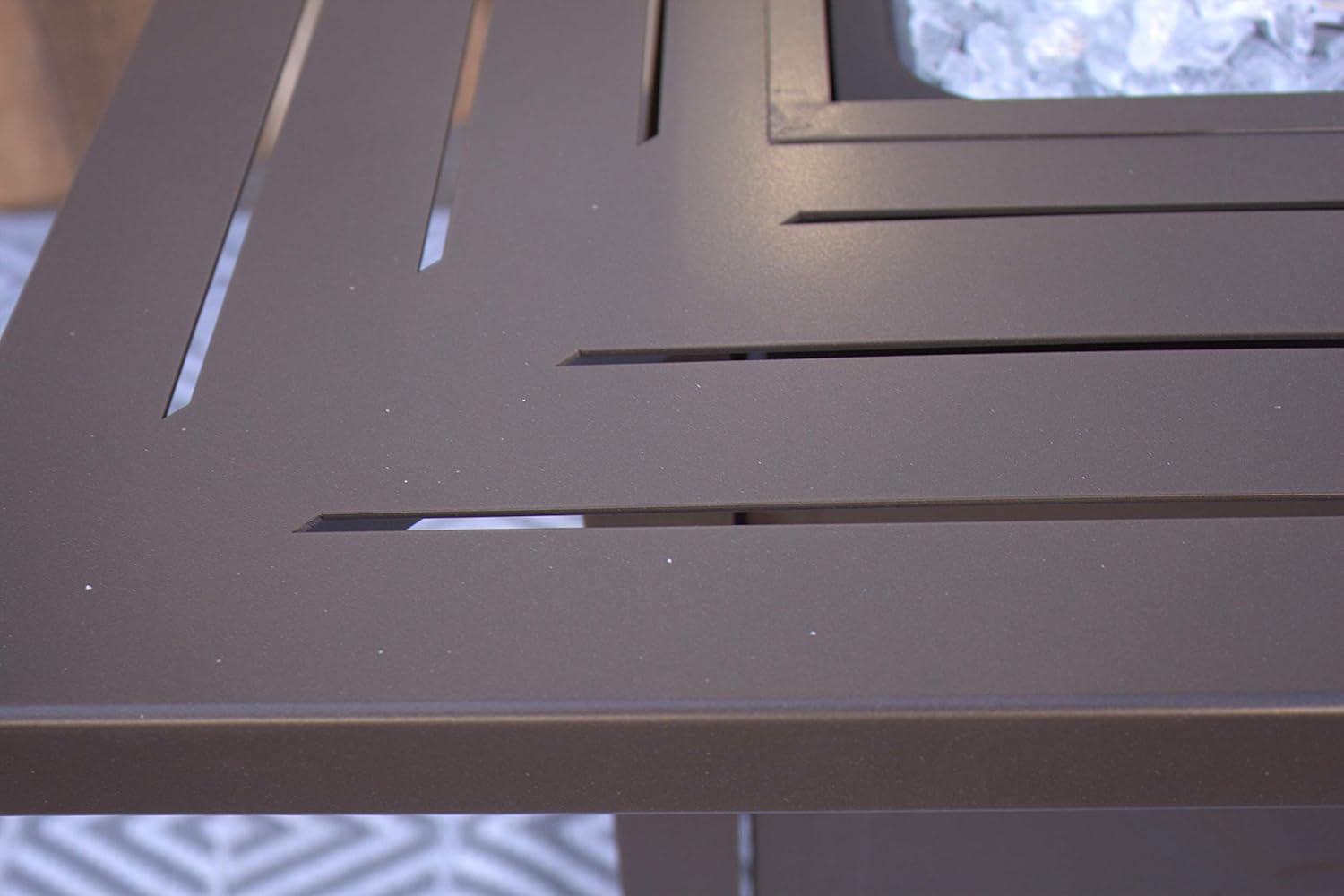 Pebble Lane Living, Ashbury Round Fire Pit Table, 30