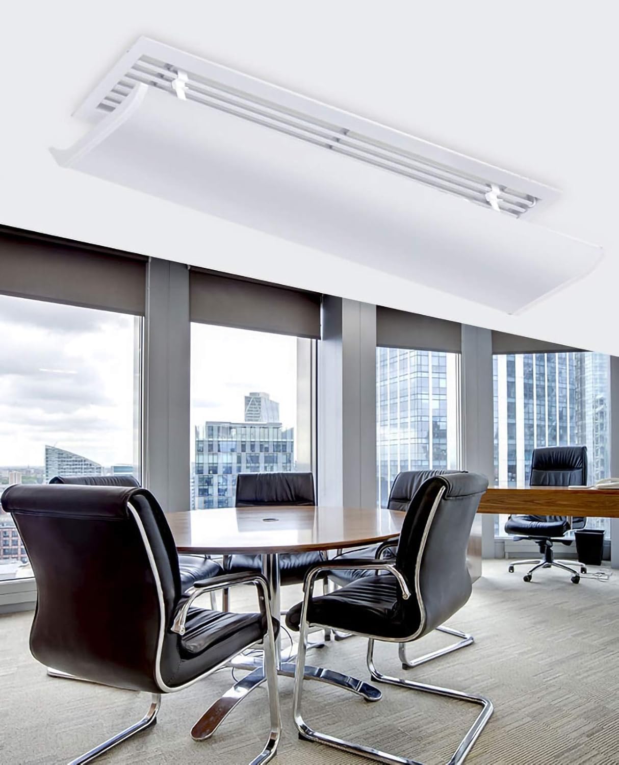 Air conditioner windshield Household Items Vertical Cylindrical Air Conditioner Deflector, Cool and Windless Universal Cabinet Air Conditioner Hood Guide Air, Office Air Conditioning Angle Adjust