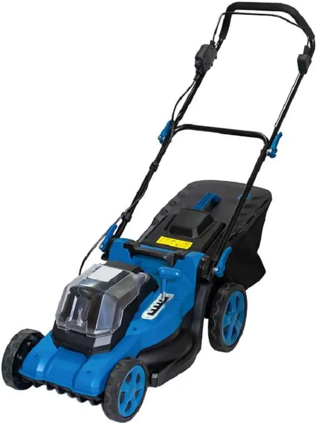 Home Use Grass Cutting Machine Electric Cordless Hand Push Lawn Mower Grass Box