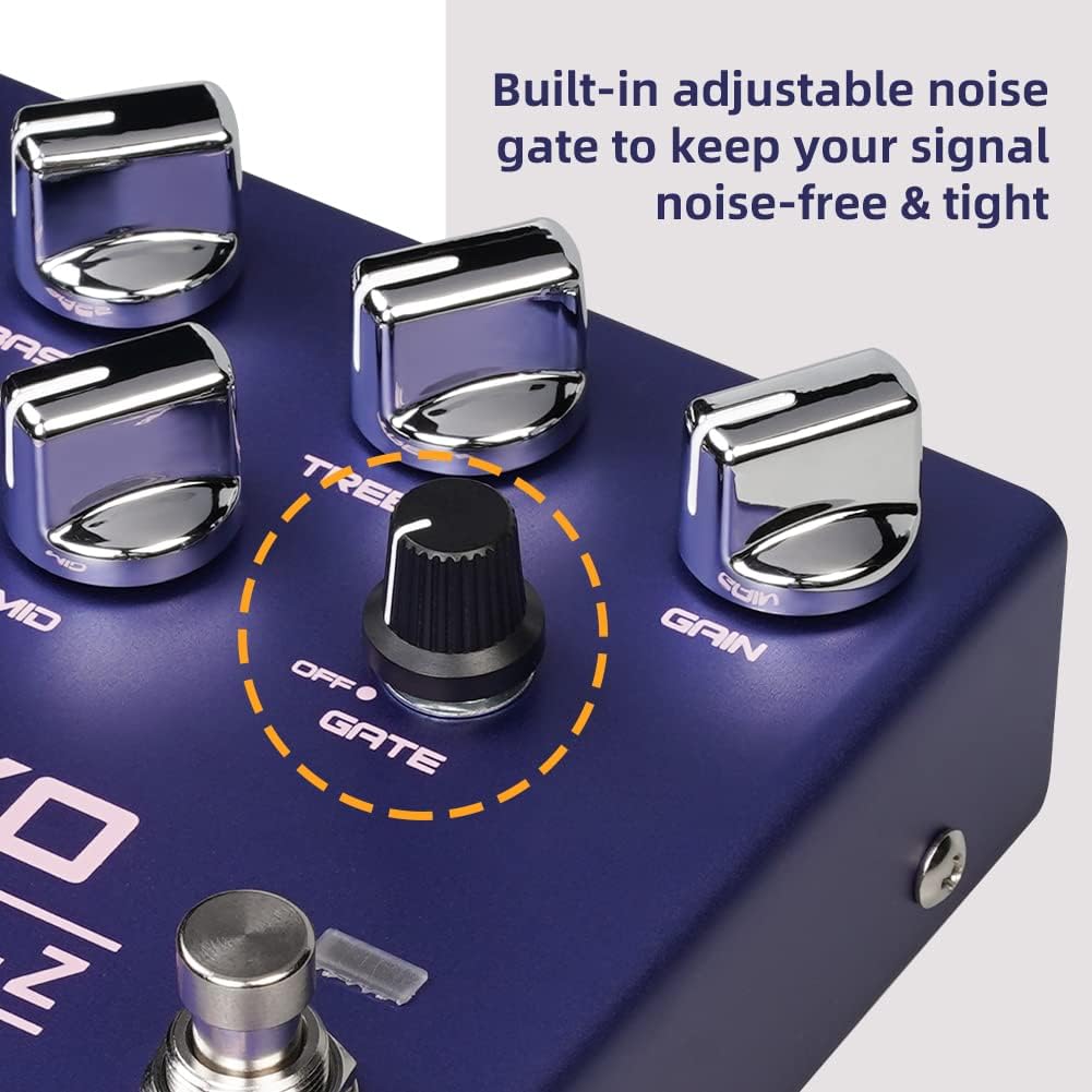 JOYO R-18 Amp Simulation Pedal and R-19 Compressor Effect Pedal Precise Compression