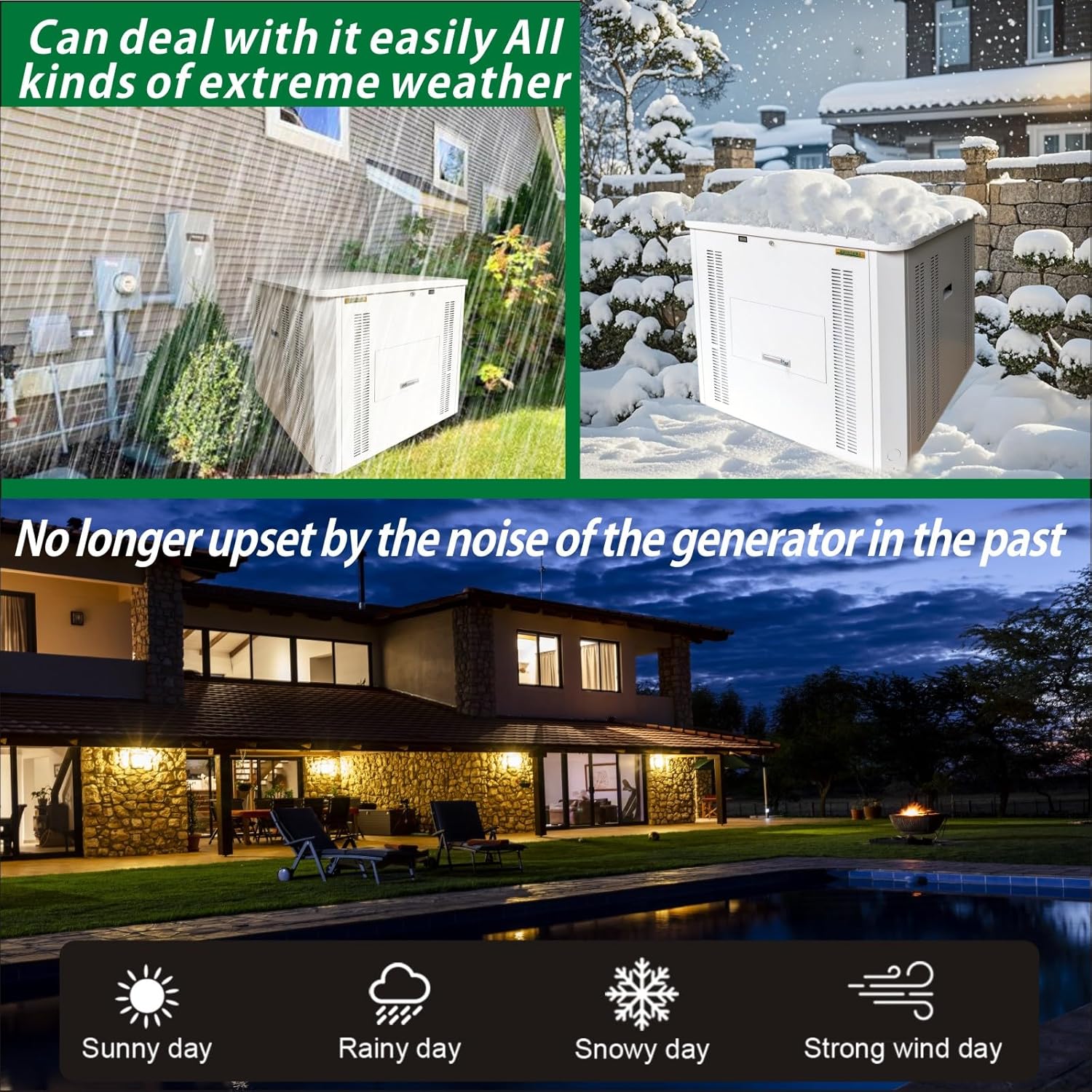 Generator Box, Generator Quiet Box Interior Space: 39.4